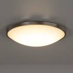 LED-plafondlamp Low glas/staal wit 1 lichtbron