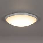 LED-plafondlamp Low glas/staal wit 1 lichtbron