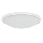 LED-plafondlamp Low glas/staal wit 1 lichtbron