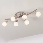 Lampada da soffitto LED Loxy Metallo/Vetro - 6 luci