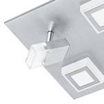LED-plafondlamp Masiano IV aluminium/kunststof - 4 lichtbronnen