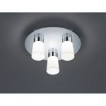 LED-plafondlamp Nevio glas/metaal - 3 lichtbronnen