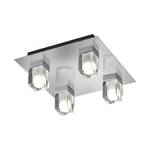 LED-Deckenleuchte Metall - Chrom - 4-flammig