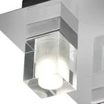 LED-plafondlamp chroomkleurig metaal 4 lichtbronnen