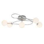 Lampada da soffitto LED Mirella 5 luci Color argento Metallo cromato