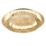 LED-plafondlamp Nevis Leaf I ijzer - 4 lichtbronnen - Goud - Diameter: 40 cm