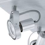 Plafonnier LED Novorio Aluminium - 4 - Aluminium - Aluminium - Nb d'ampoules : 4