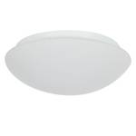 LED-plafondlamp Onion glas/staal wit 1 lichtbron