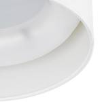 LED-Deckenleuchte Raphael Stoff / Metall - 1-flammig - 52 - Grau - Weiß