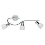 LED-plafondlamp chroomkleurig 3 lichtbronnen