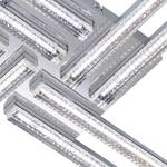 LED-Deckenleuchte Sorel Metall / Acrylglas