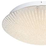 Plafonnier LED Vanilla V Verre opalin / Métal - 1 ampoule - Abat-jour diamètre : 50 cm
