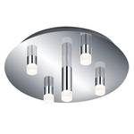 LED-Deckenleuchte Zidane Metall / Acryl - 5-flammig