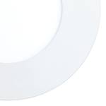 LED-Einbauleuchte Fueva I Kunststoff / Metall - 1-flammig - Weiß - Durchmesser: 9 cm