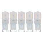 Ampoules LED Cursi (lot de 5) Argenté - Verre - Métal - 1.7 x 4.8 x 1.2 cm