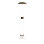 LED-hanglamp Alessia oud messing/metaal 1 lichtbron