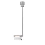 LED-hanglamp Attik by Micron aluminium/glas - zilverkleurig