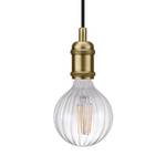 Suspension LED Avra I Acier - 1 ampoule - Laiton