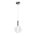 LED-Pendelleuchte Elegant 1-flammig Metall Silber