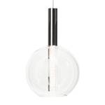 Suspension LED Elegant 1 ampoule Métal Argenté