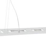 Suspension LED Eva Aluminium Blanc 90 ampoules