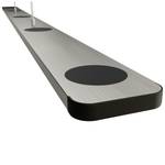 LED-Deckenleuchte Light Wave II Aluminium - Flammenanzahl: 5