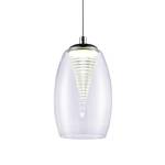 LED-hanglamp Metropolis Spiral I glas/staal - 1 lichtbron - Chrome