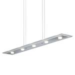 LED-Pendelleuchte Oslo Aluminium / Glas - Flammenanzahl: 5