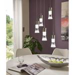 LED-Pendelleuchte Pancento II Kunststoff / Stahl - 5-flammig