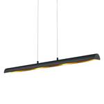 LED-Pendelleuchte Ramiro Metall - 4-flammig - Schwarz / Gold - Schwarz / Gold