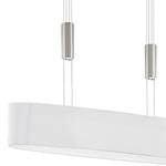 LED-Pendelleuchte Romao II Leinen / Stahl - 4-flammig - Weiß - Flammenanzahl: 4