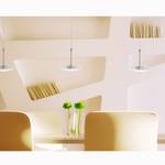 LED-hanglamp Santander 3 lichtbronnen mat nikkelkleurig