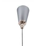 Suspension LED Vale Aluminium Argenté 80 ampoules