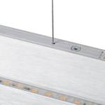 LED-hanglamp Vale aluminium - zilverkleurig - 80 lichtbronnen