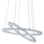 Suspension LED Varrazo Cristal / Acier - 1 ampoule