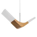 LED-hanglamp Nufaru plexiglas/massief eikenhout - 6