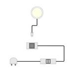 LED-Spotbeleuchtung Shiny Weiß - 1er Set