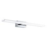 LED-spiegellamp Tabiano kunststof/staal - 1 lichtbron - Chrome - Breedte: 61 cm