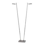 LED-Standleuchte Lando 2-flammig Silber Eisen