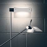 Staande LED-lamp Attik by Micron aluminium - zilverkleurig