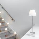 LED-tafellamp Gil metaal/glas - chroomkleurig