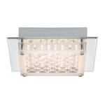 Lampada LED da parete e soffitto Larina 1 luce - 1 luce - Color argento - Metallo cromato