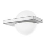 LED-Wandleuchte Boldo Kunststoff / Aluminium - 1-flammig - Aluminium / Weiß