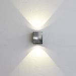 Luminaire dextérieur LED Kanto Verre / Acier - 2 ampoules - Tourbe