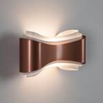 Wandlamp Ionica metaal bruin lichtbron