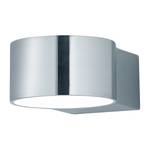 LED-Wandleuchte Lacapo Metall - 1-flammig - Matt Nickel