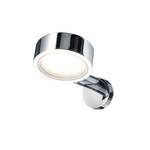 LED-Wandleuchte Metall Chrom 1-flammig