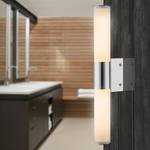 LED-wandlamp Harrow acryl/chroom - 1 lichtbron