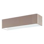 LED-wandlamp Sania II aluminium - 1 lichtbron - Aluminiumkleurig/wit - Breedte: 37 cm