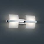 LED-wandlamp chroomkleurig 2 lichtbronnen
